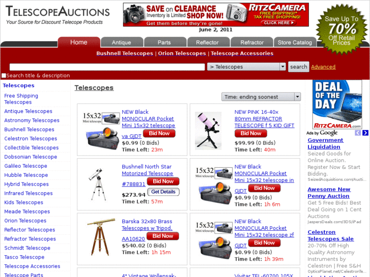 www.telescopeauctions.com