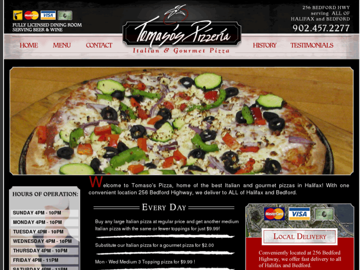 www.tomasopizza.com