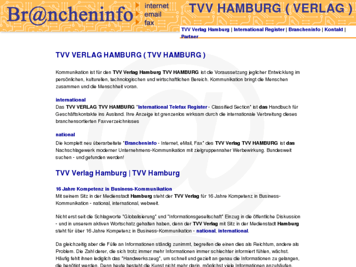 www.tvv-brancheninfo.com