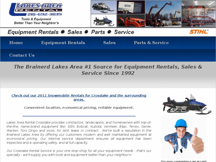 www.crosslakerentals.com