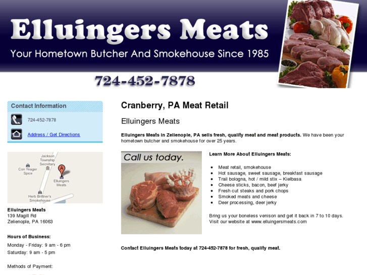 www.elluingersmeats.com