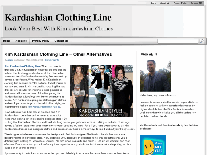 www.kardashianclothingline.com