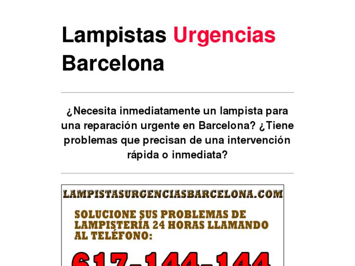 www.lampistasurgenciasbarcelona.com