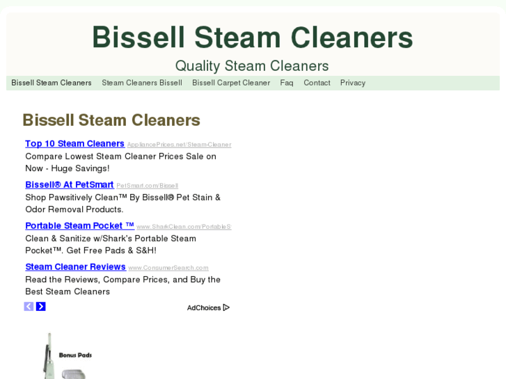 www.thebissellsteamcleaners.com