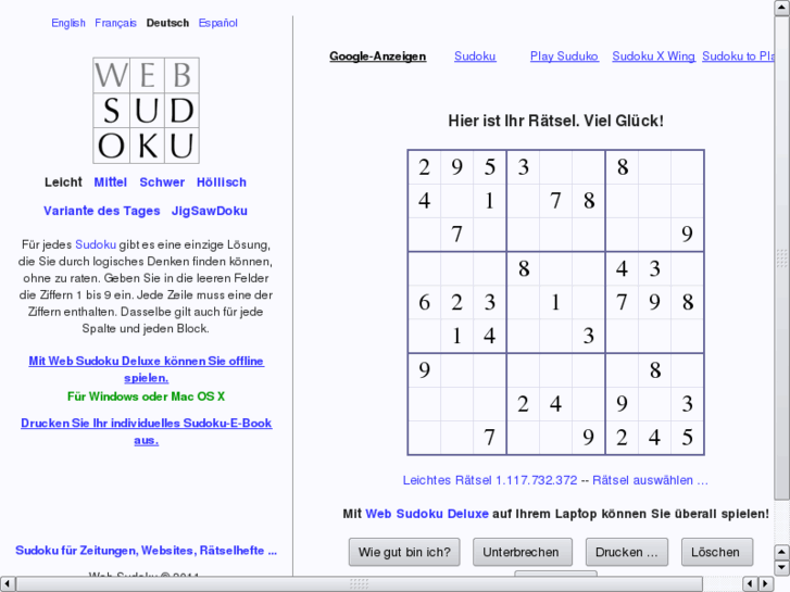 www.websudoku.de