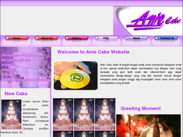 www.aniecake.com