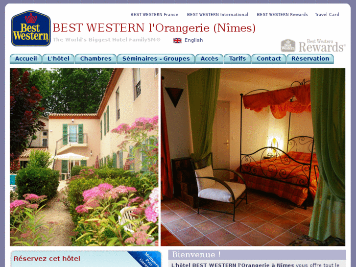 www.bestwestern-lorangerie-nimes.com