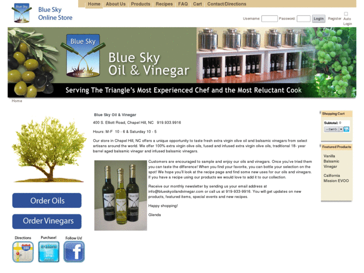 www.blueskyoilandvinegar.com