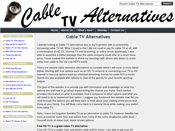 www.cable-tv-alternatives.com