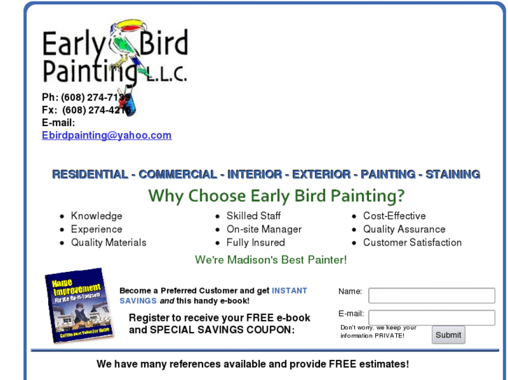 www.earlybirdpainting.com