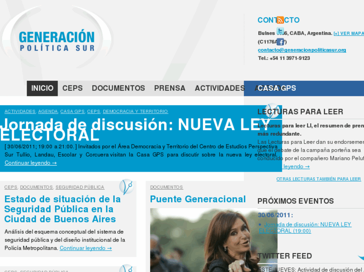 www.generacionpoliticasur.org