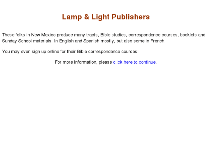 www.lamplight.info