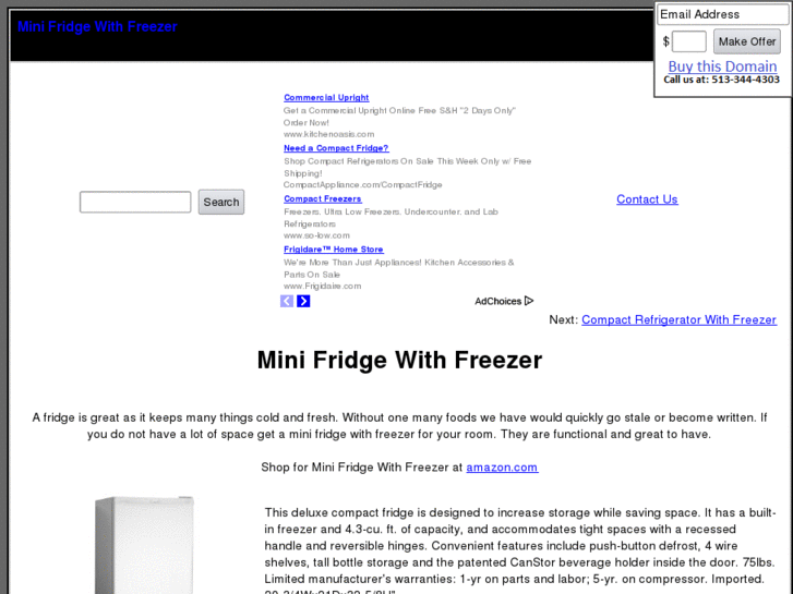 www.minifridgewithfreezer.com