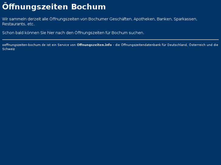 www.oeffnungszeiten-bochum.de