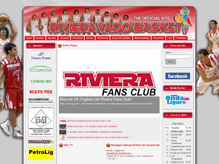 www.rivieravadobasket.it