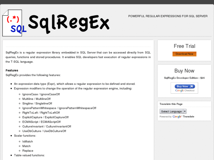 www.sqlregex.com