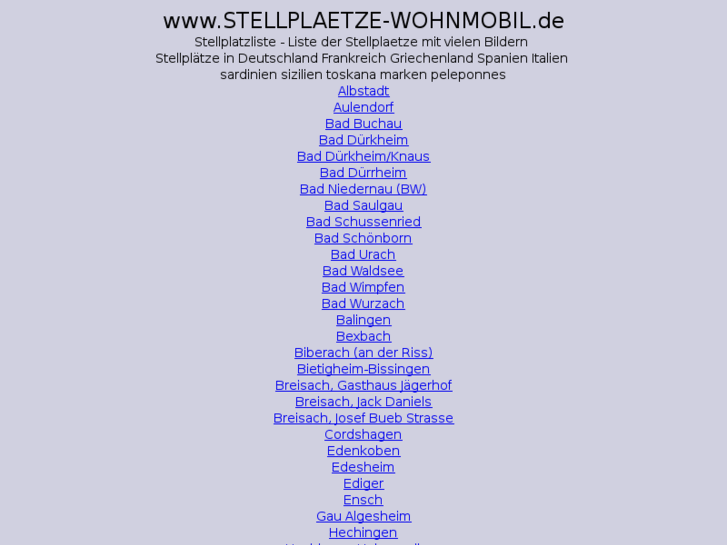 www.stellplaetze-wohnmobil.de