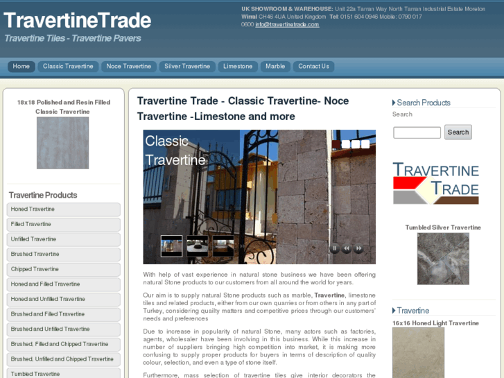 www.travertinetrade.com