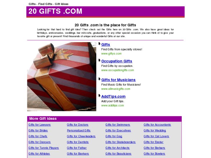 www.20gifts.com