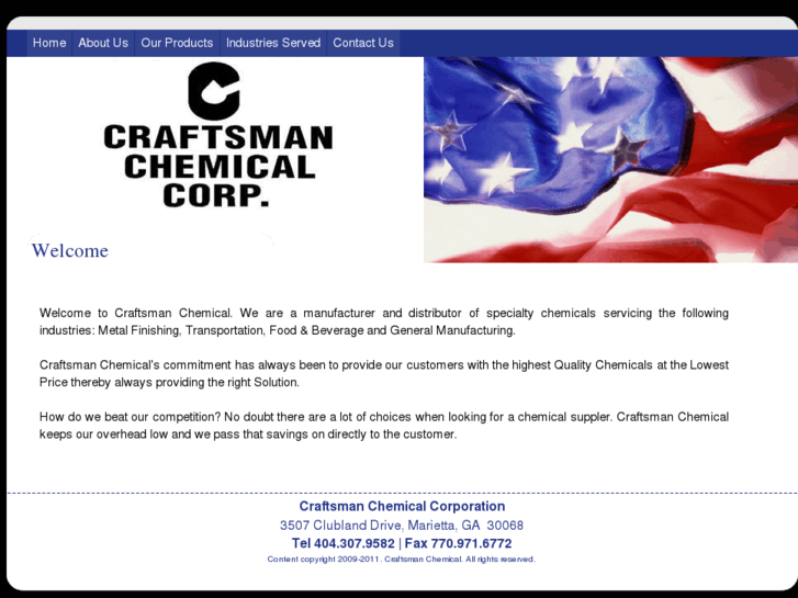 www.craftsmanchemical.com