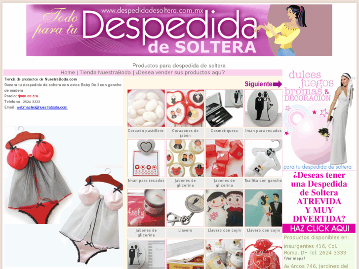 www.despedidadesoltera.com.mx