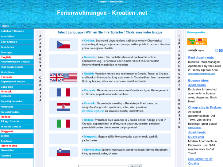 www.ferienwohnungen-kroatien.net