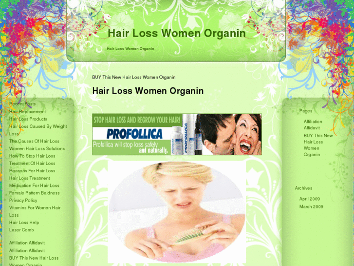 www.hairlosswomenorganin.com