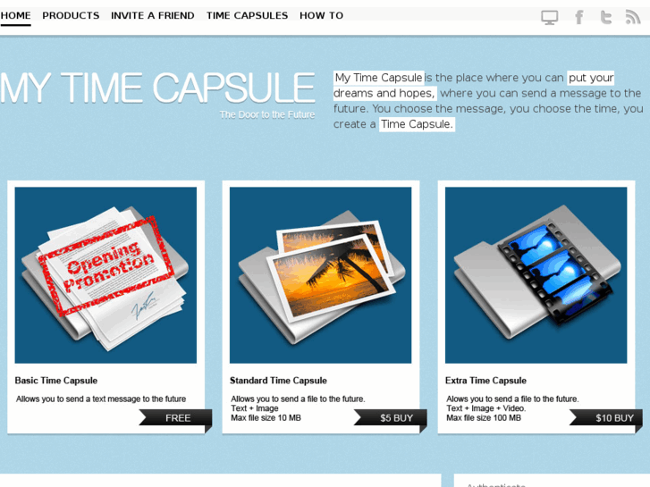 www.mytimecapsule.net