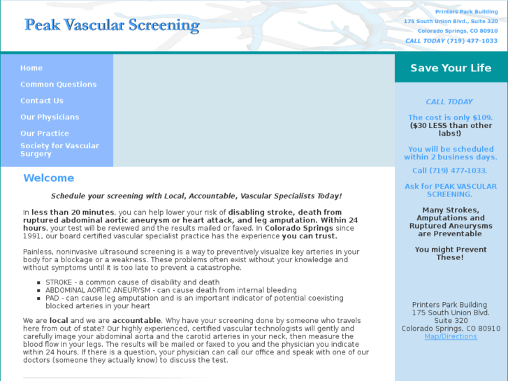 www.peakvascularscreening.com