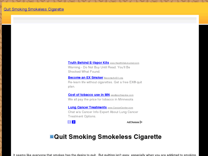 www.quitsmokingsmokelesscigarette.com