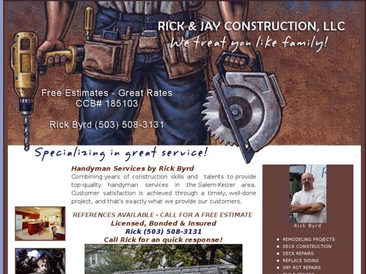 www.rickandjaysconstruction.com