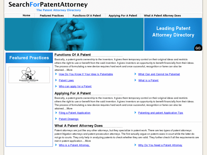 www.searchforpatentattorney.com