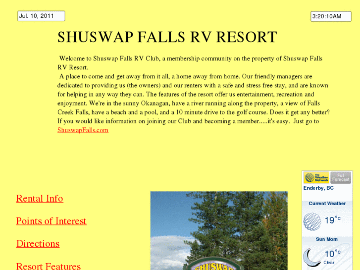 www.shuswapfallsrvresort.com
