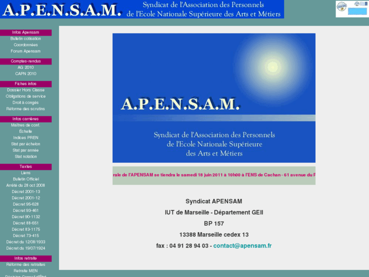 www.apensam.fr