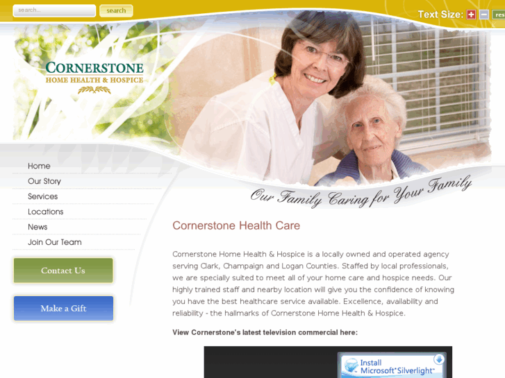 www.cornerstonehealthcare.org