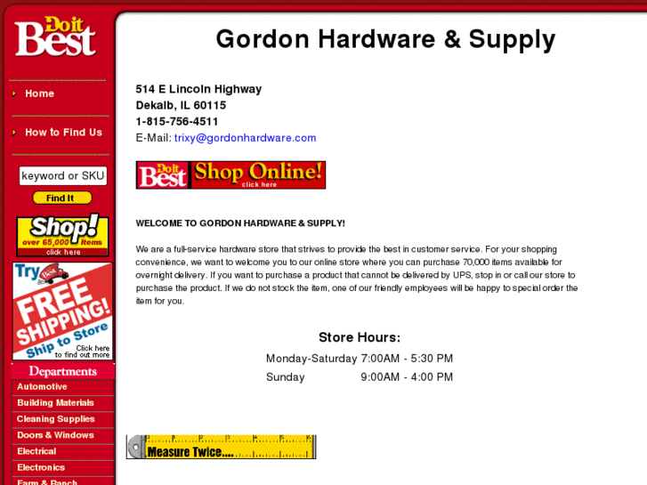 www.gordonhardware.com