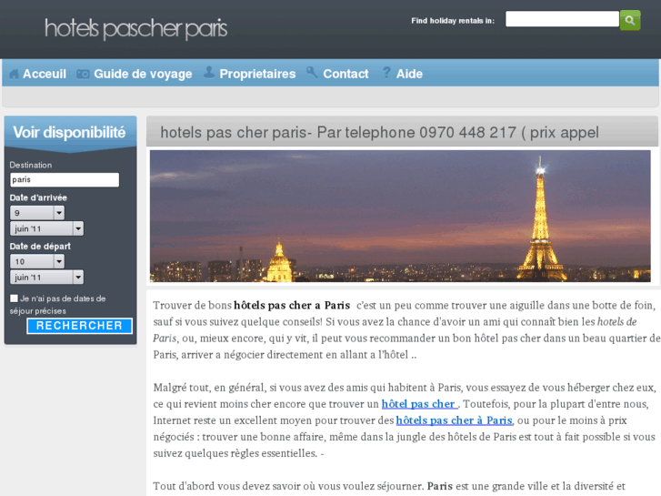 www.hotelspascherparis.com