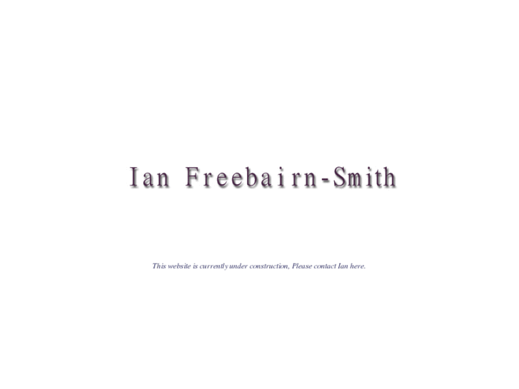 www.ianfreebairn-smith.com