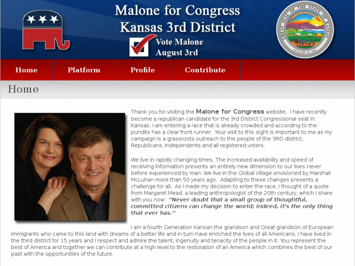 www.maloneforkansascongress.com