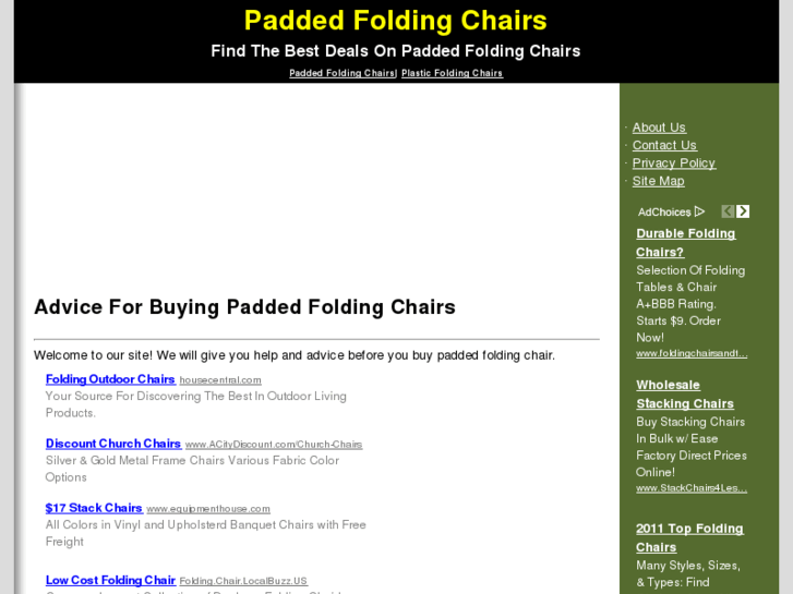 www.paddedfoldingchairs.net