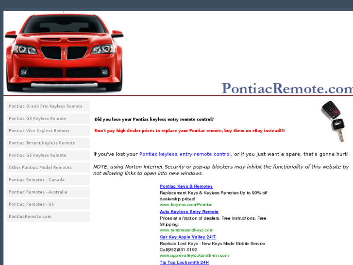 www.pontiacremote.com