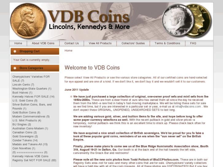 www.vdbcoins.com