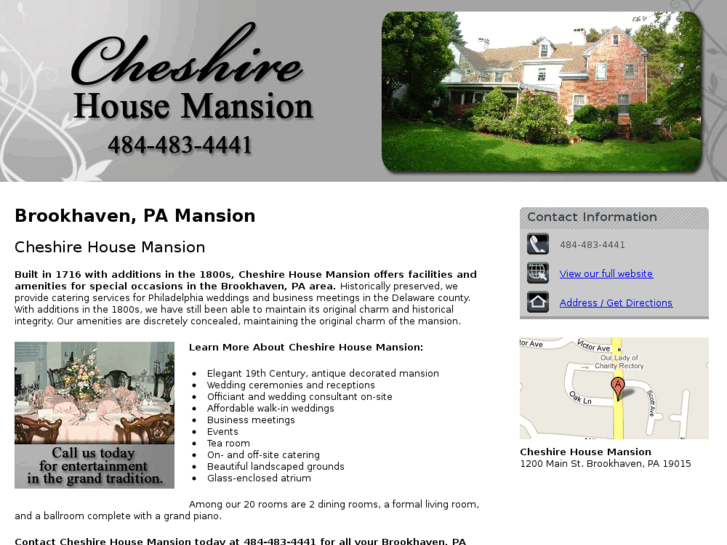 www.cheshiremansion.com