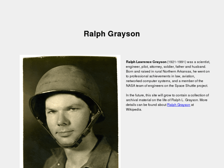 www.ralphgrayson.net
