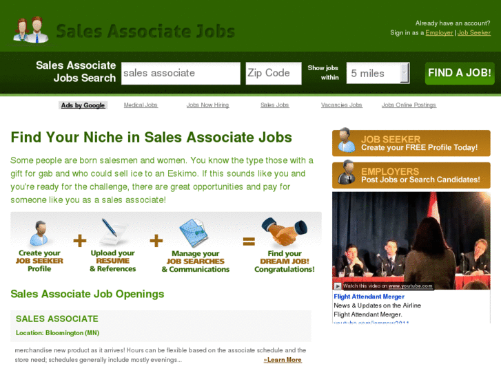 www.salesassociatejobs.net