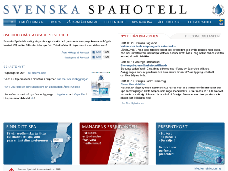 www.svenskaspahotell.com