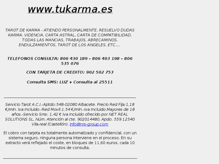 www.tukarma.es