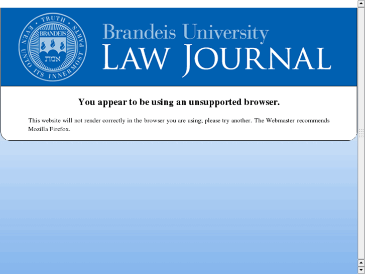 www.brandeislawjournal.com