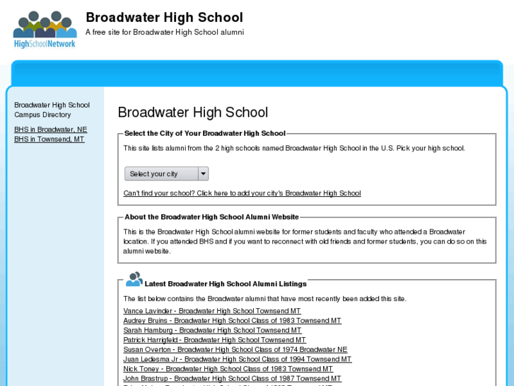 www.broadwaterhighschool.com