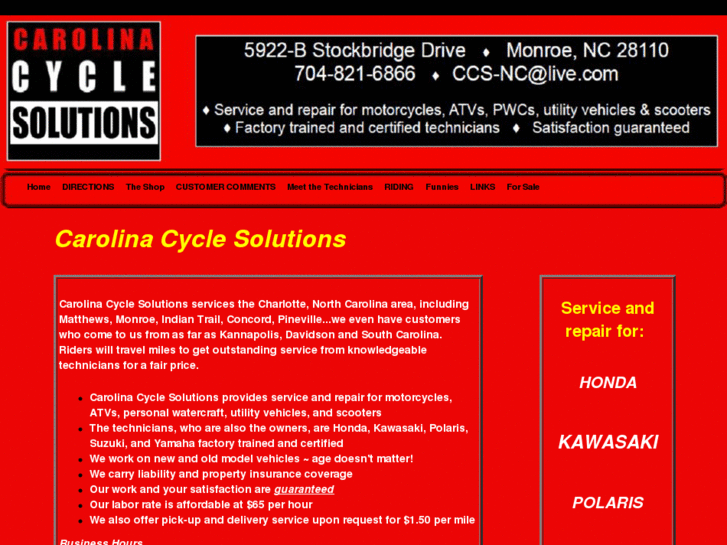 www.carolinacyclesolutions.com